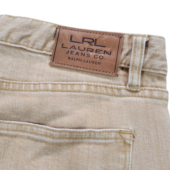 Ralph Lauren Jeans‎ Co Womens 6 Tan Western Stretch Classic Boot Cut Embroidered - Picture 8 of 13